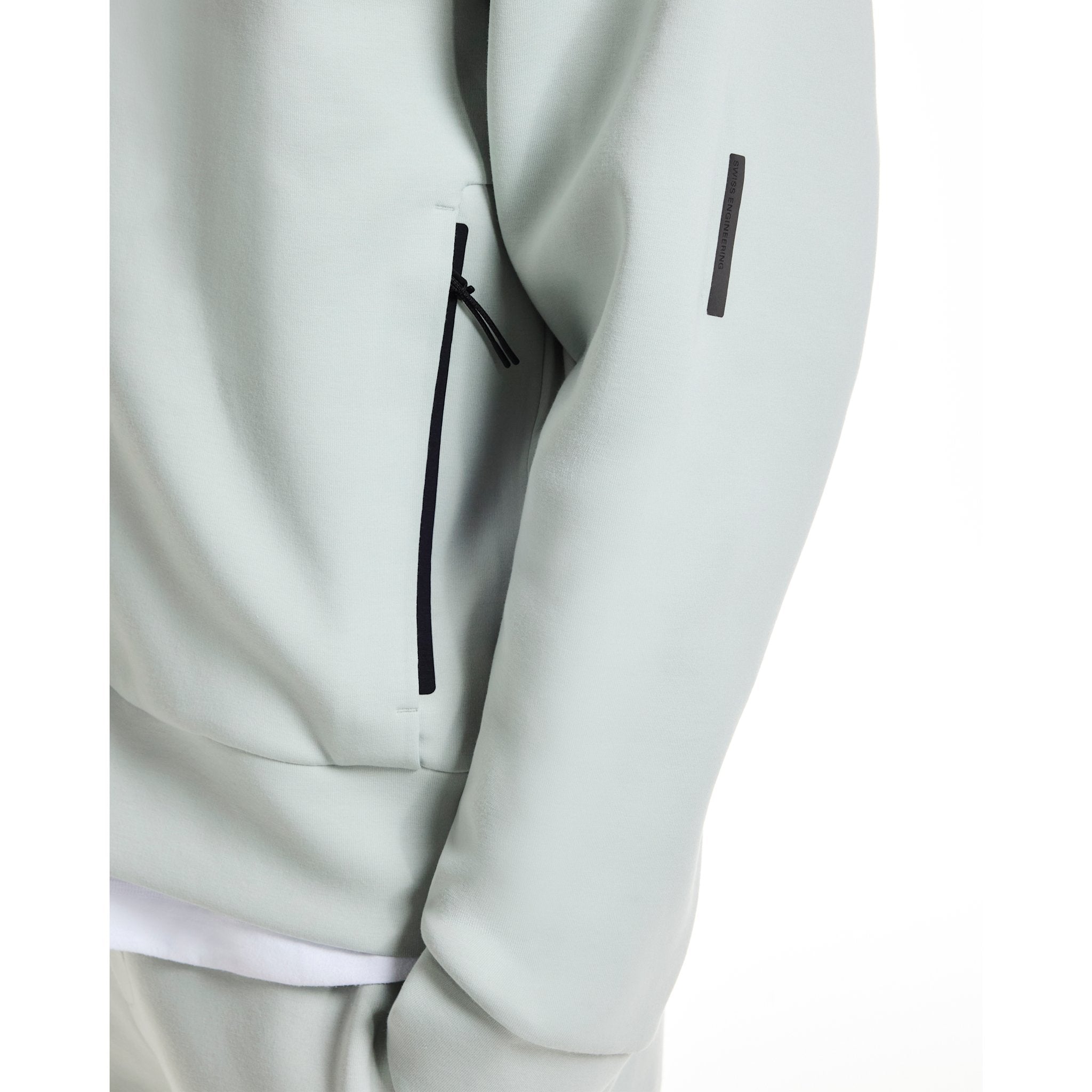 On Focus Tech Zip Hoodie Mineral