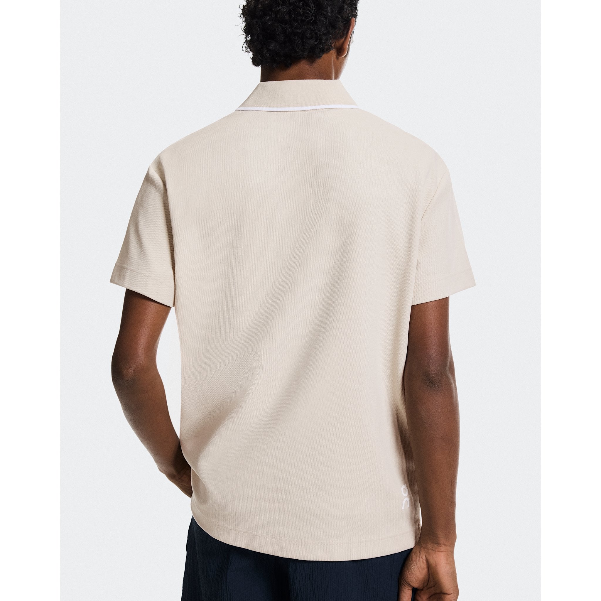 On Courtside Polo Sand | White