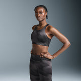 On Performance Graphic Bra Black