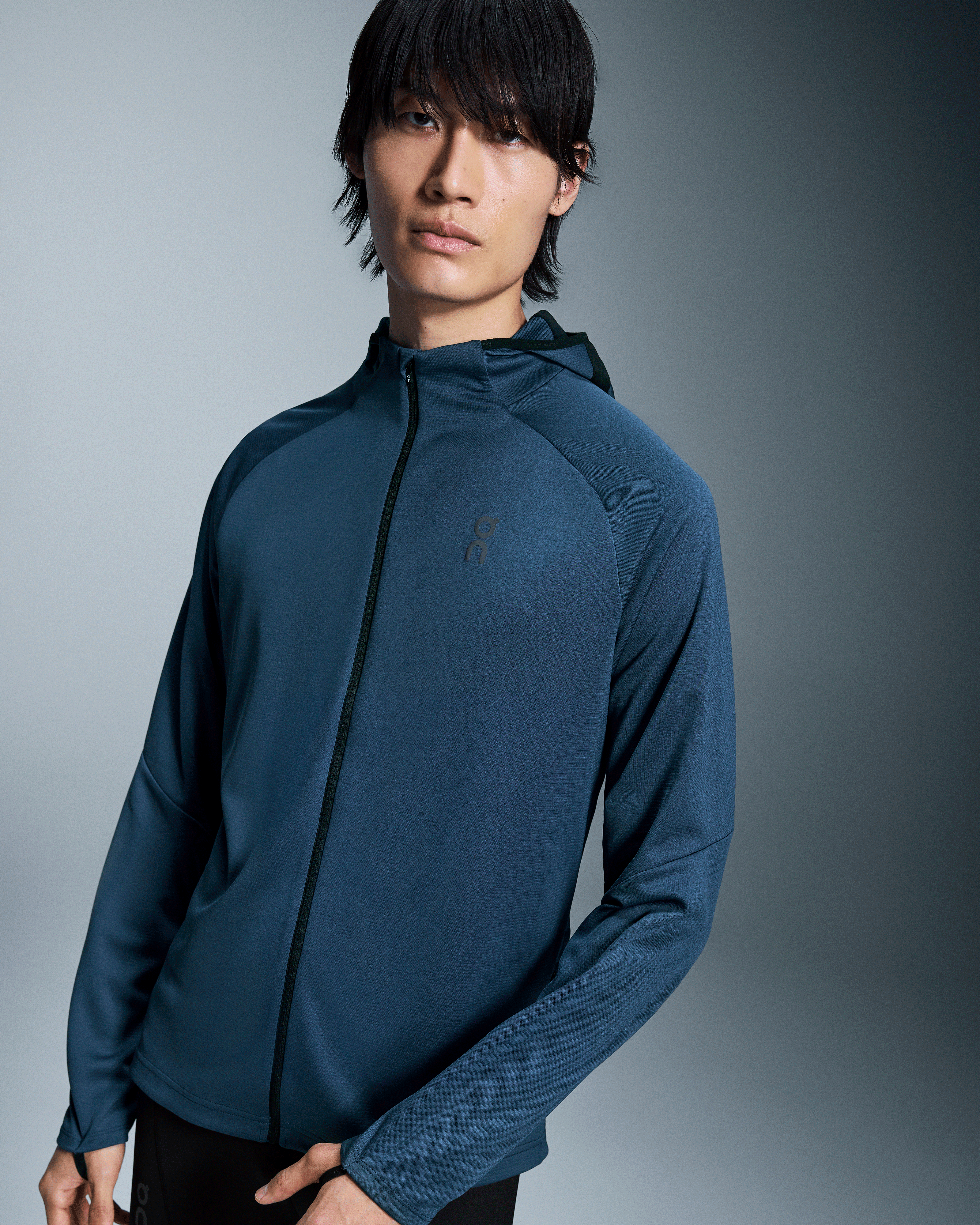 On Climate Zip Hoodie Denim