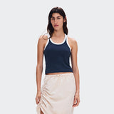 On All-Day Ribbed Tank Black