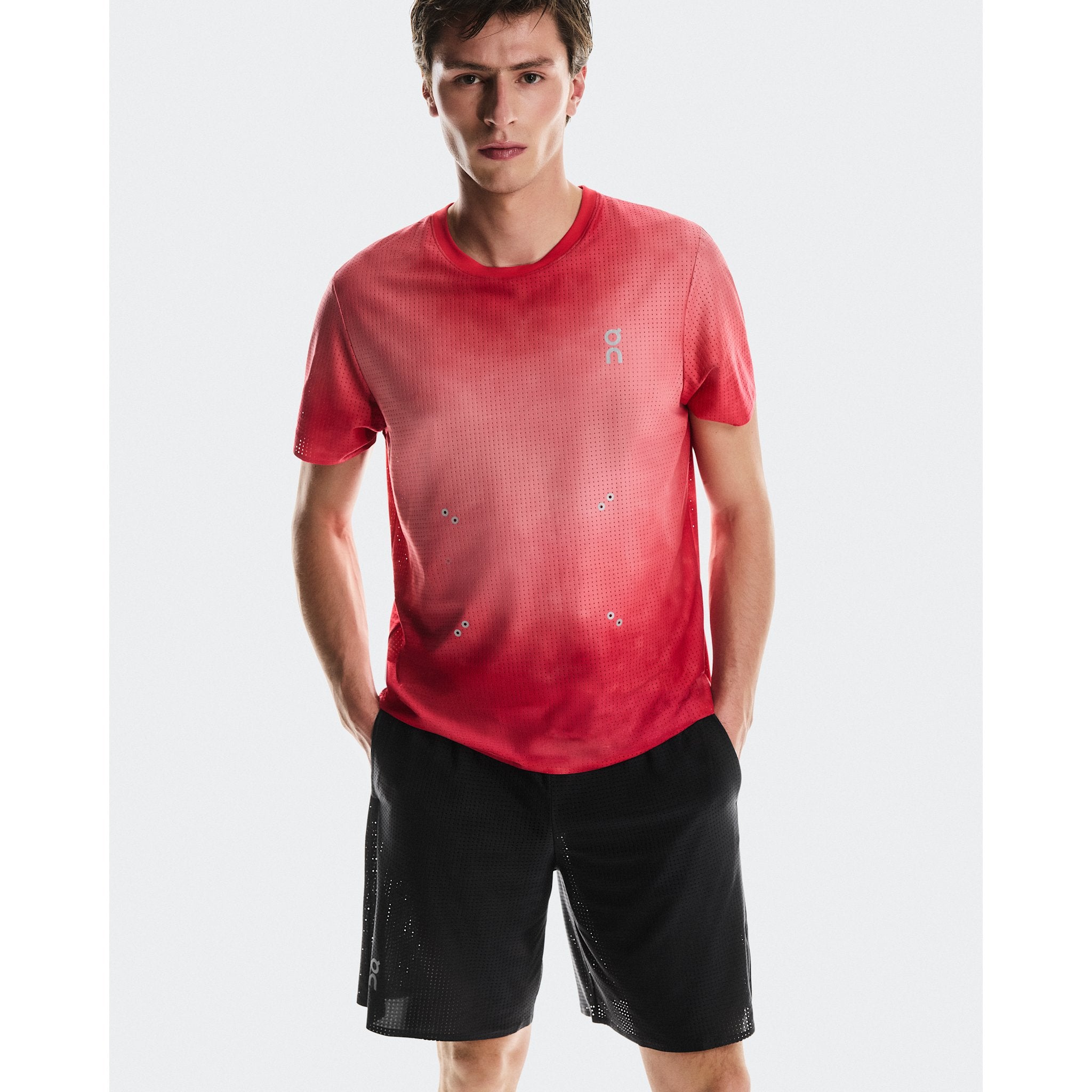 On Pace Mesh Shorts Black