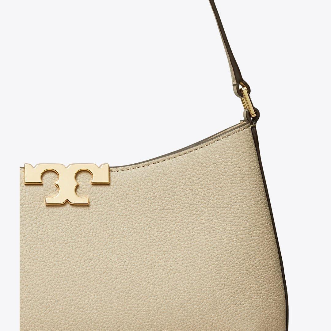 Tory Burch Eleanor Soft Slim Shoulder Bag Light Stone