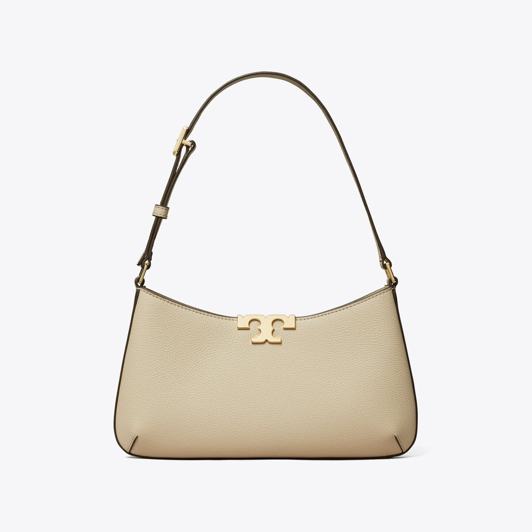 Tory Burch Eleanor Soft Slim Shoulder Bag Light Stone