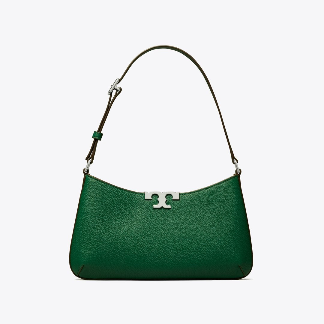 Tory Burch Eleanor Soft Slim Shoulder Bag Dark Kale