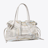Tory Burch Ella Printed Drawstring Tote The Pool Beige