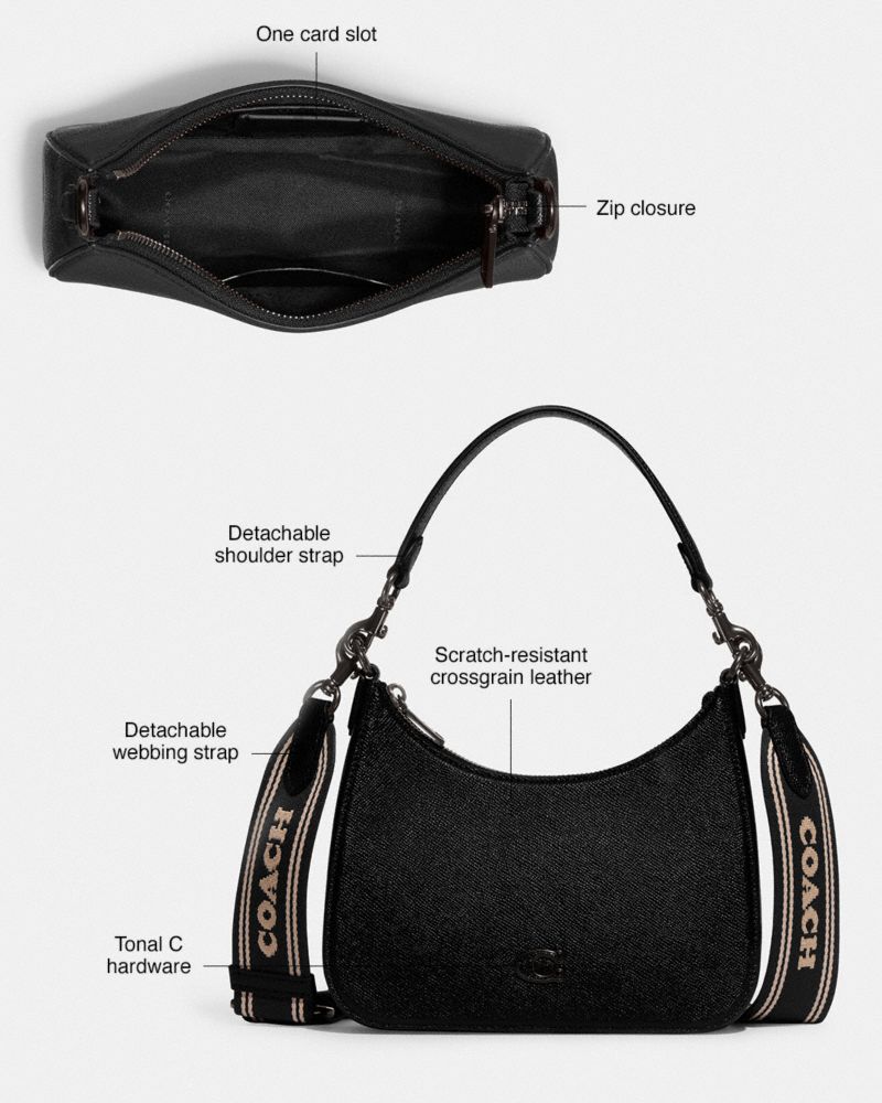 Coach Hobo Crossbody Bag Chalk