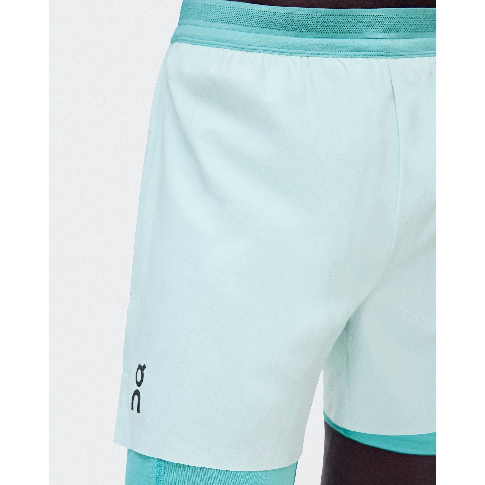 On 5" Performance 2/1 Shorts Flurry | Aquamarine