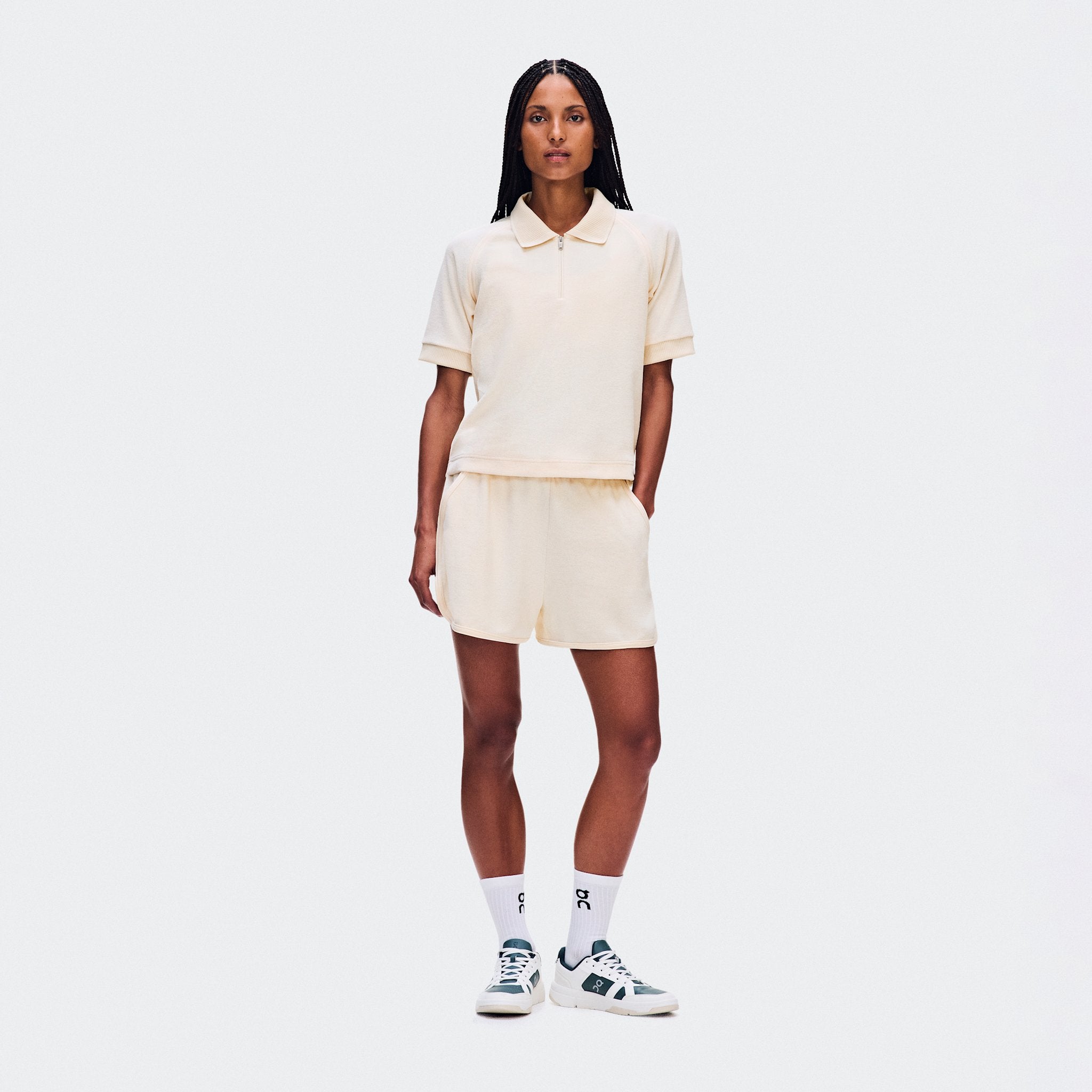 On Courtside Shorts Terry Chantilly