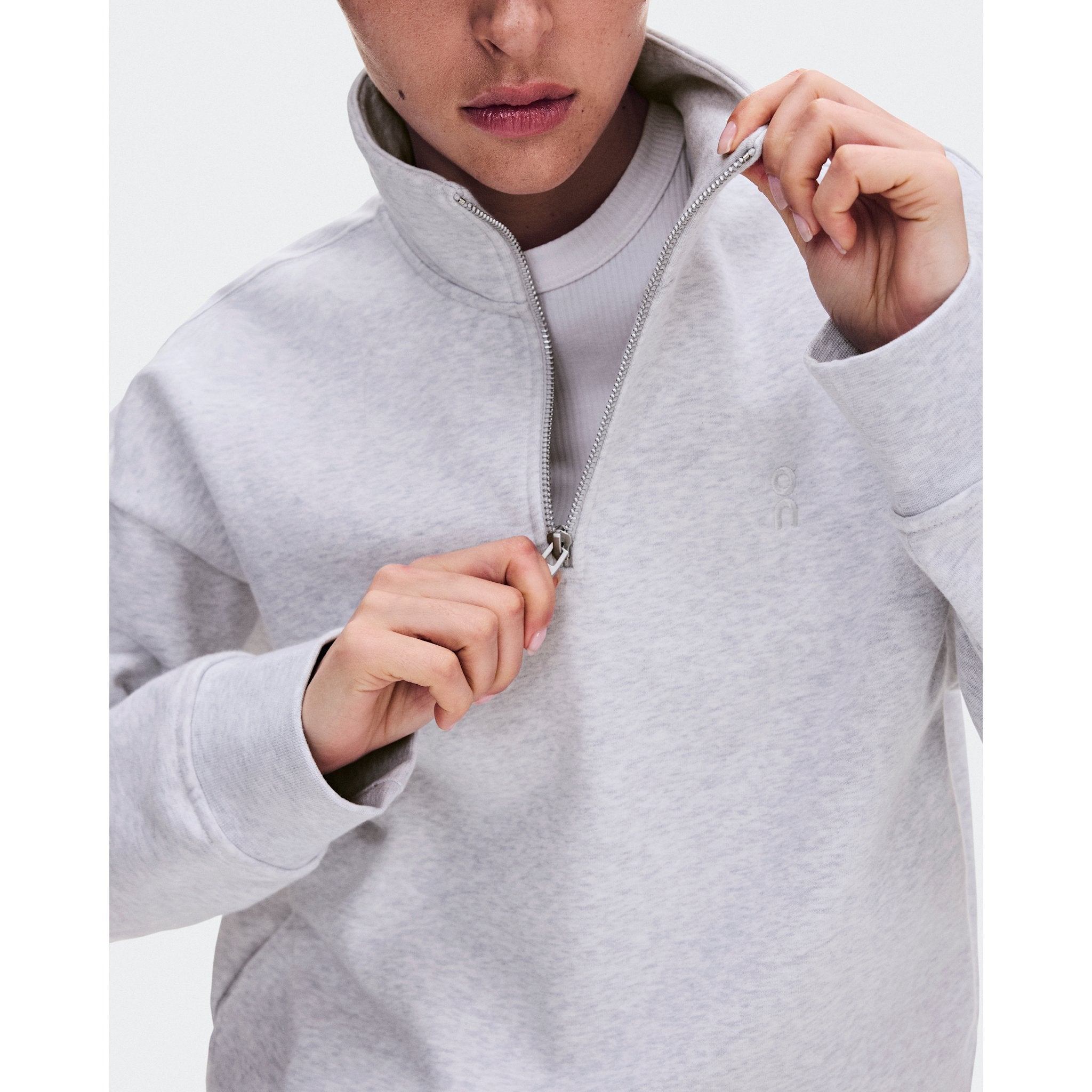 On Club Collective 1/4 Zip Crater