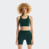 On Endurance Bra Zip Spirulina