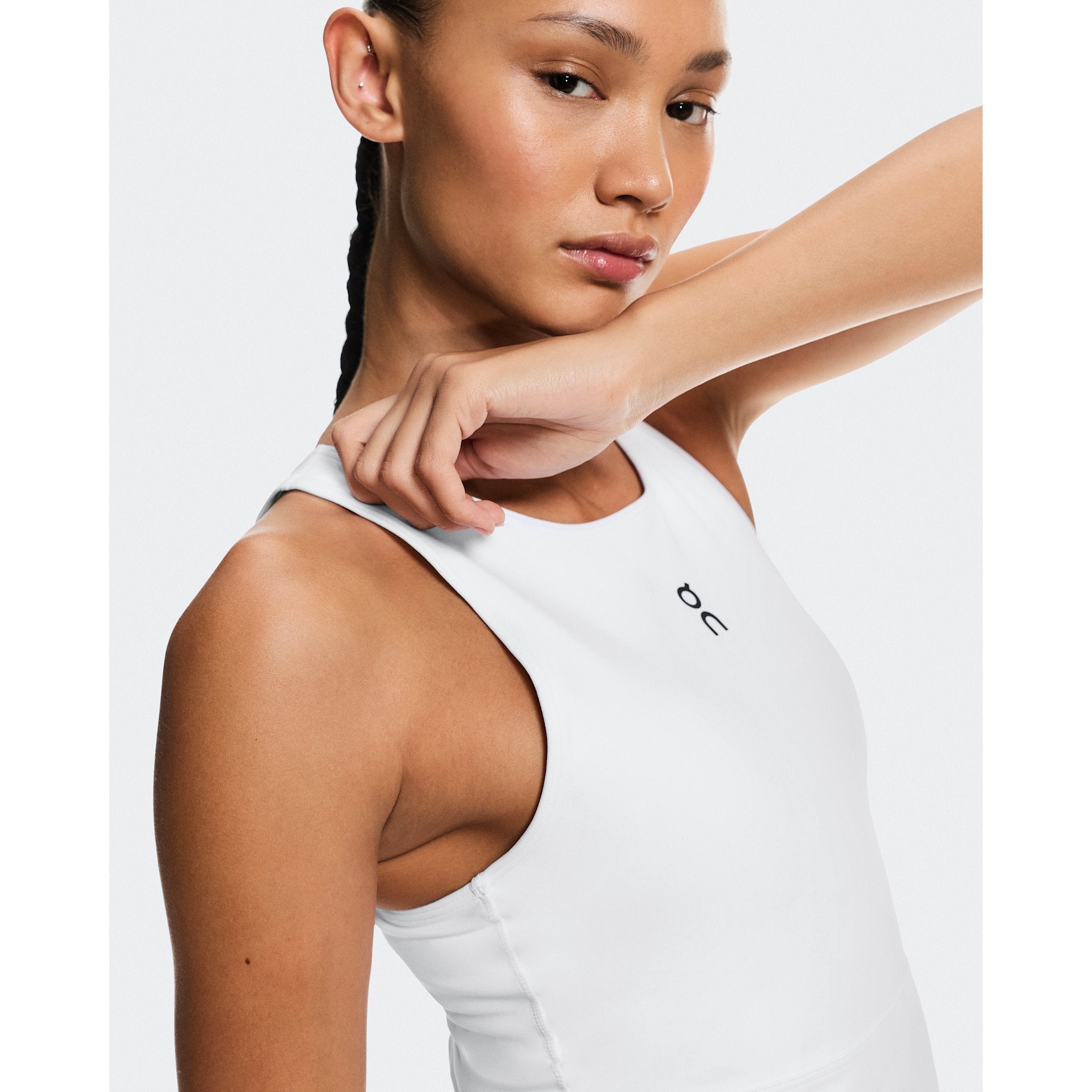 On Court Dress Split Edge White | Black