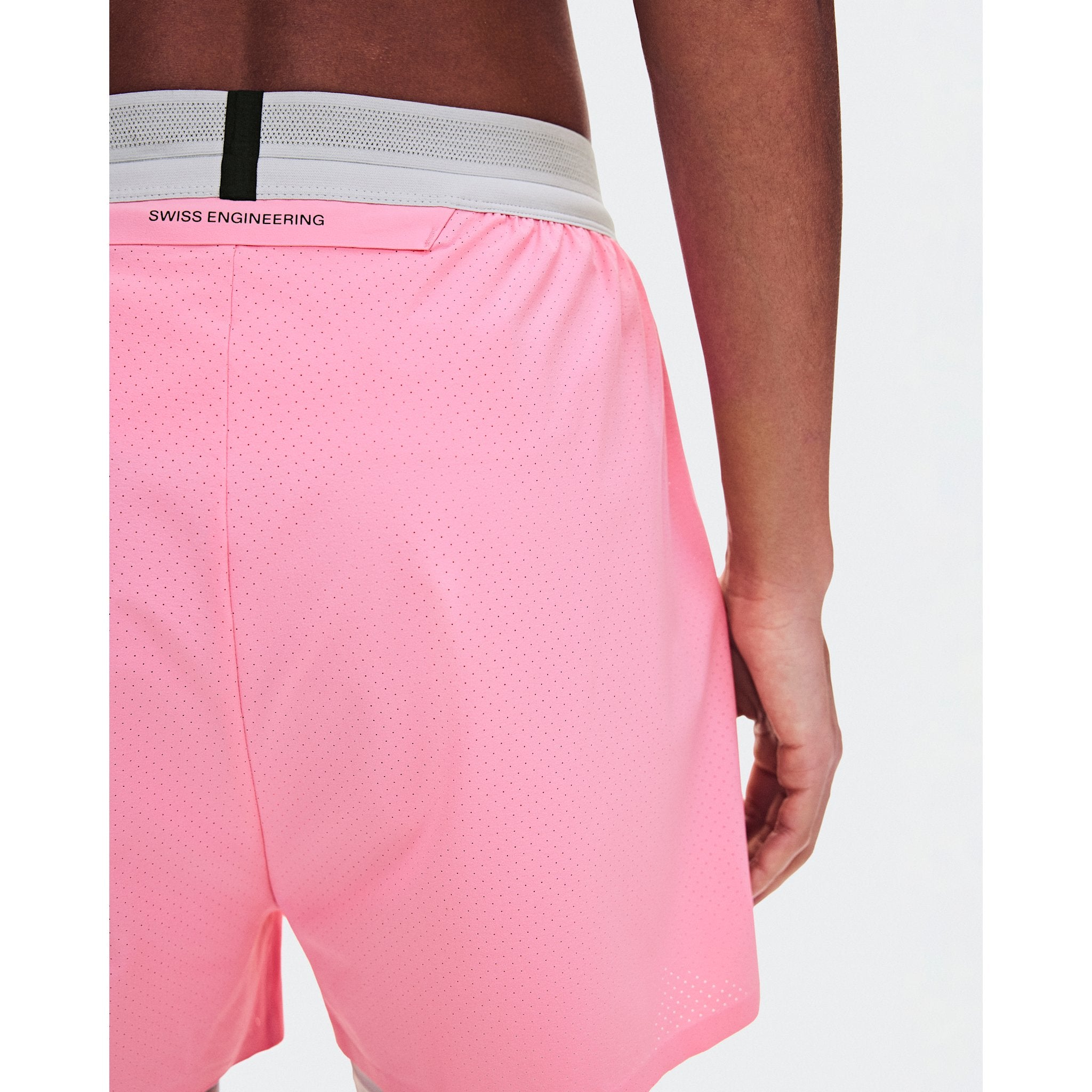 On 3" Performance 2/1 Shorts Magnolia | Glacier