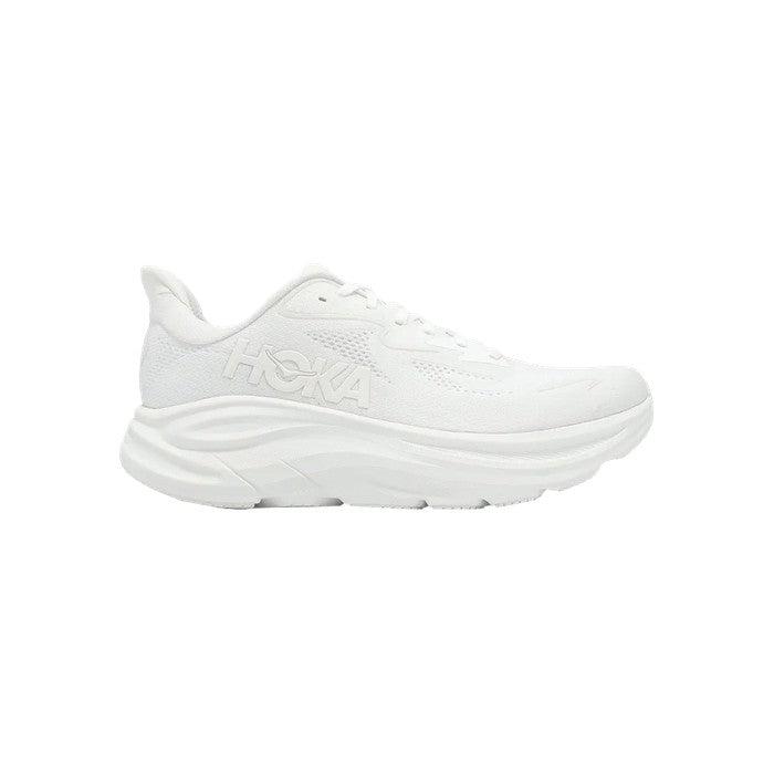 Hoka Clifton 10 Wide 'Triple White'