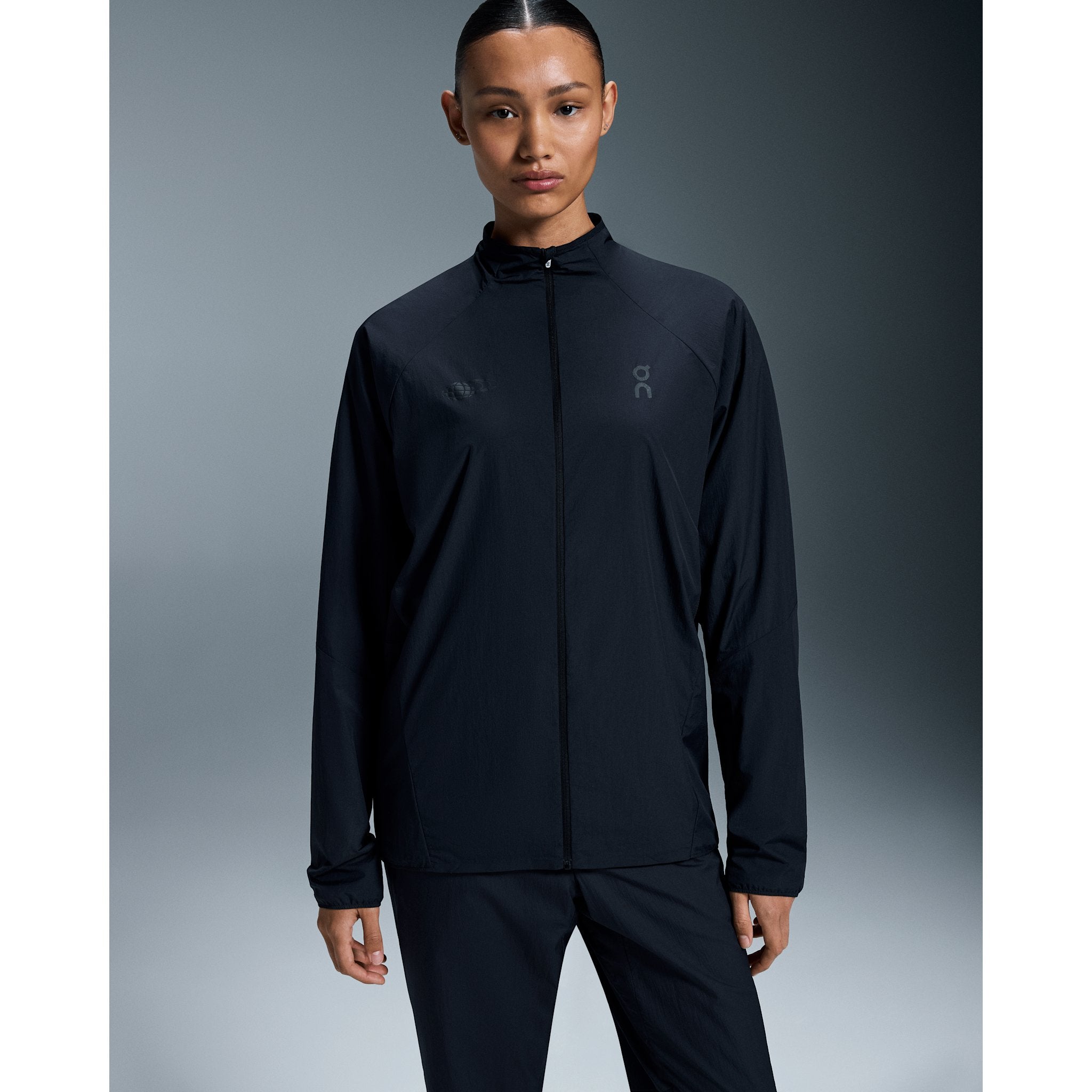 On Track Jacket Beams Black