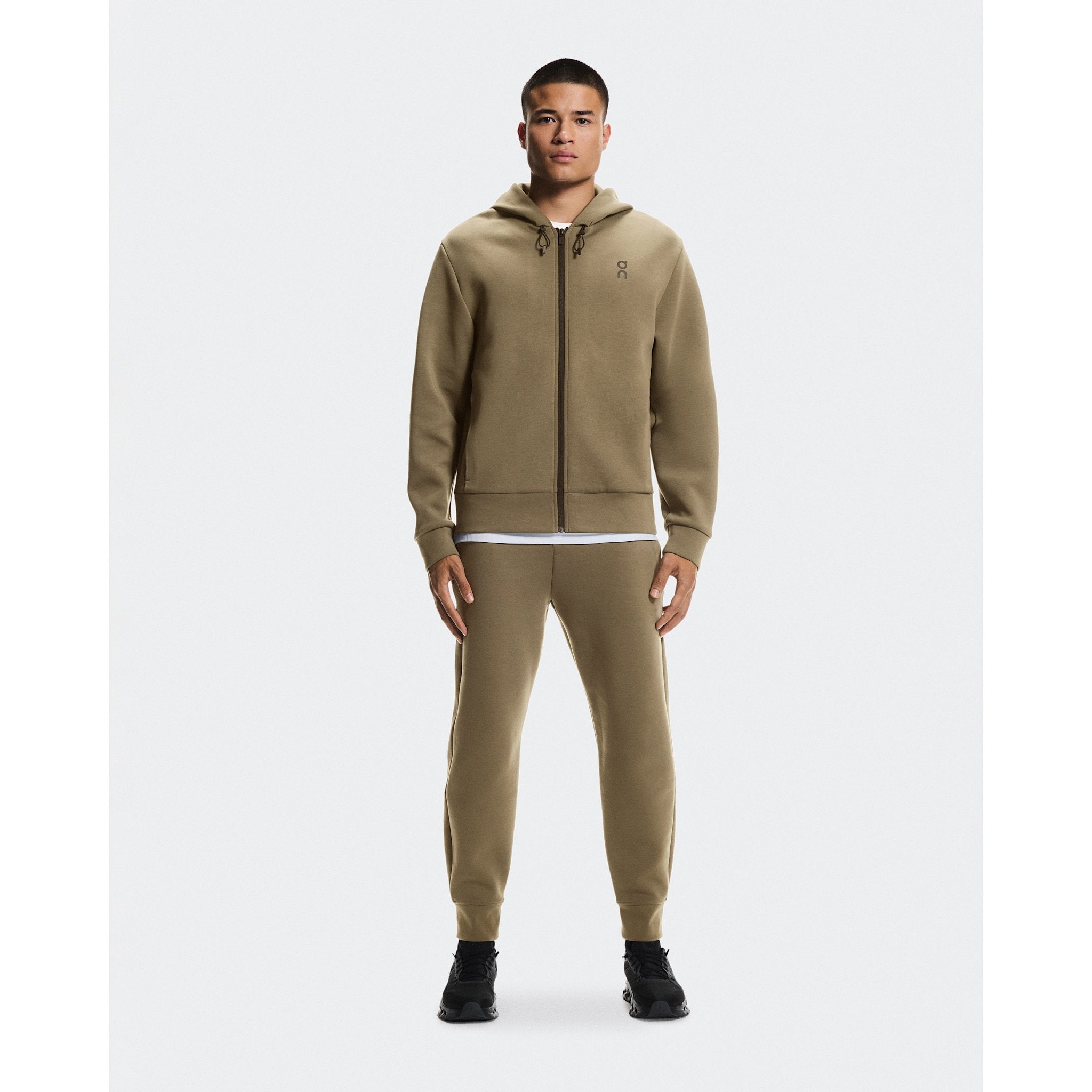 On Focus Tech Zip Hoodie Kalamata