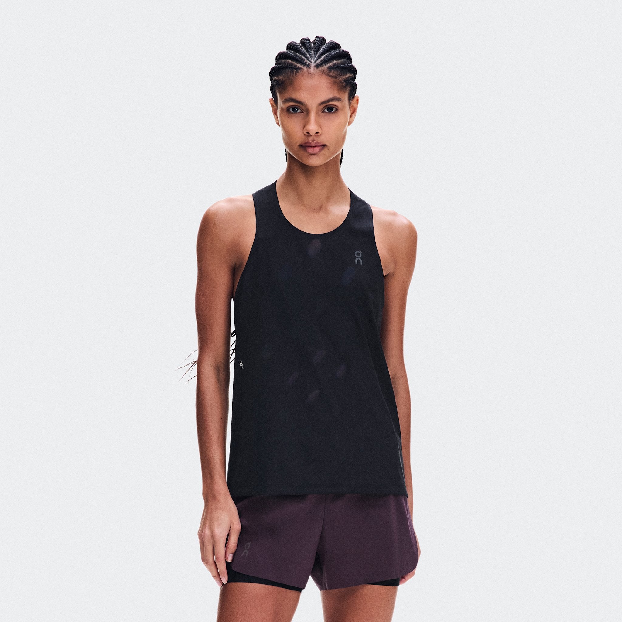 On Zero Tank Breathe Black