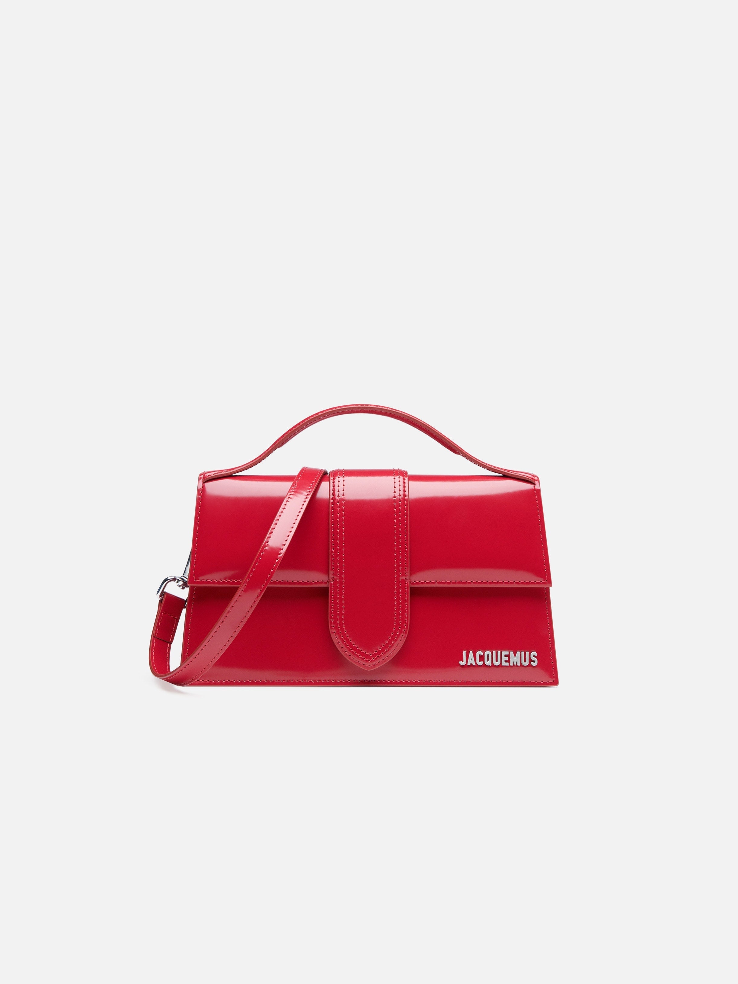 Jacquemus The Large Bambino Crossbody Flap Bag Red