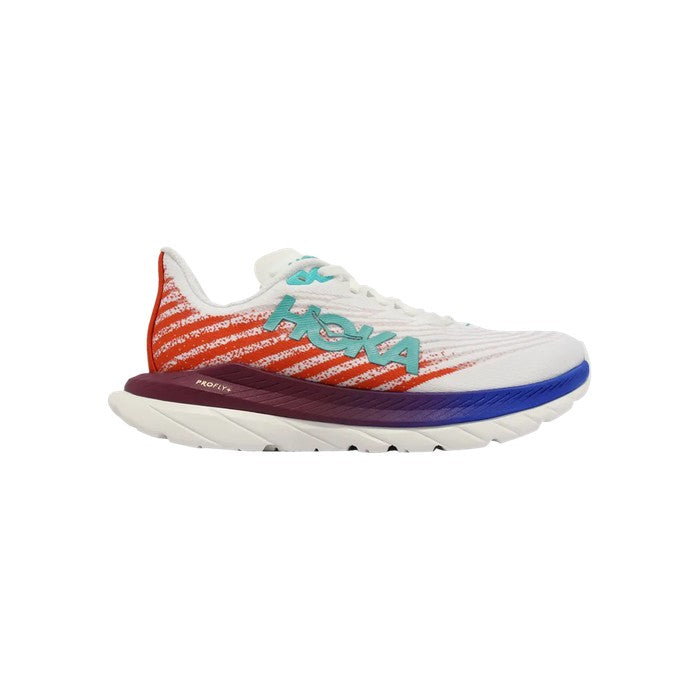 Hoka Mach 5 2E Wide 'White Fire Red'