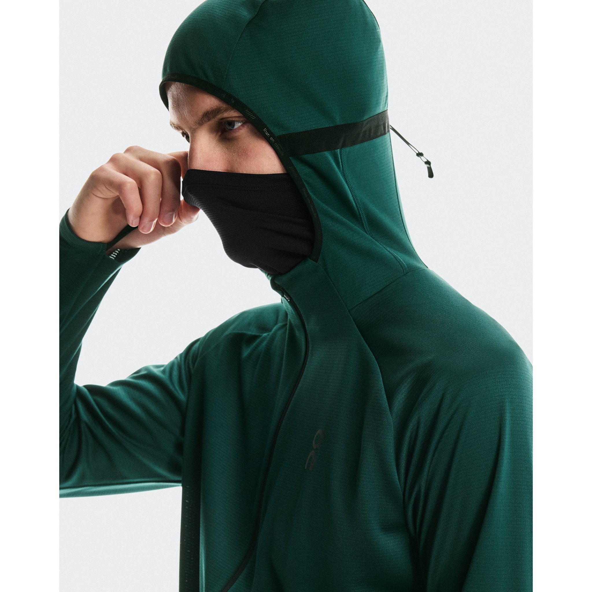 On Climate Zip Hoodie Spirulina