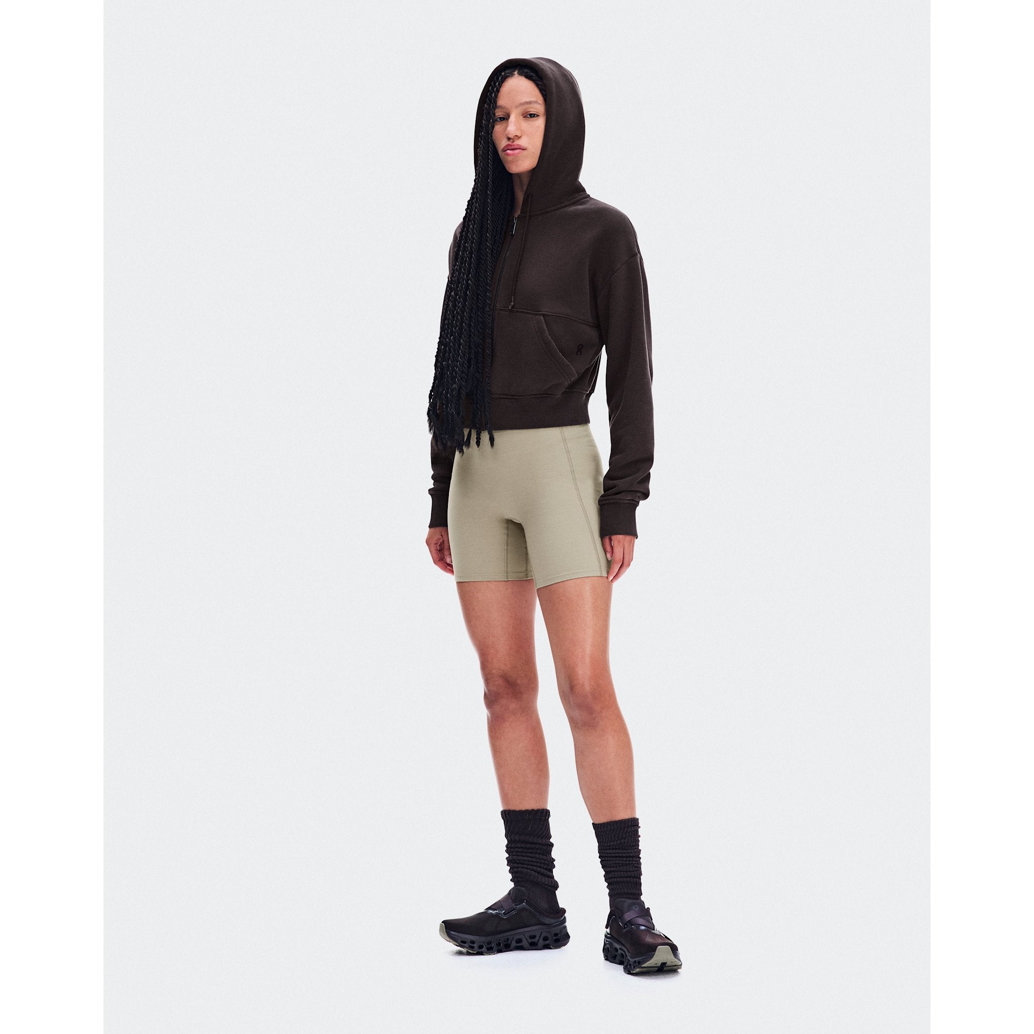 On Club Collective Full Zip Hoodie FKA Espresso