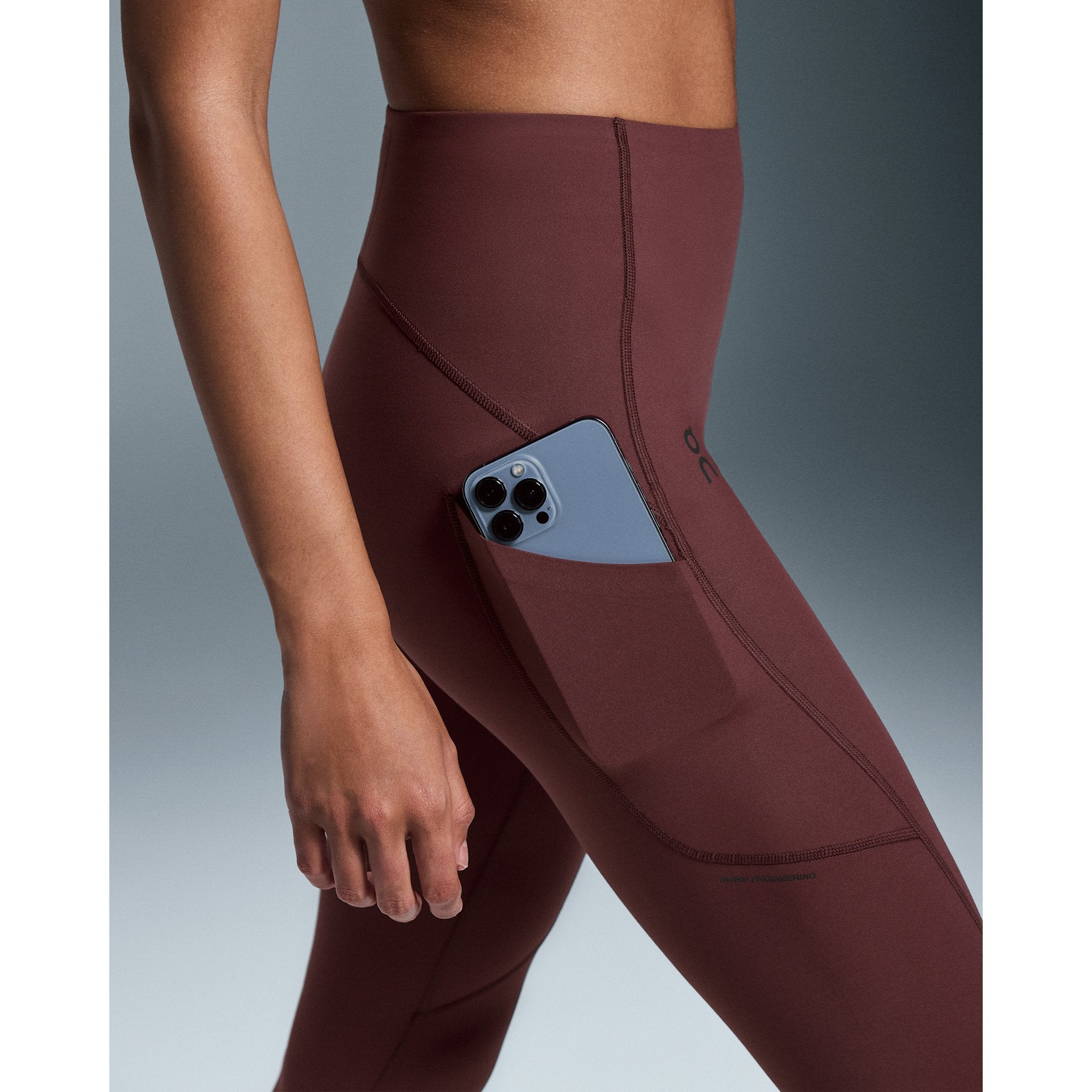 On Movement Tights Long Mulberry