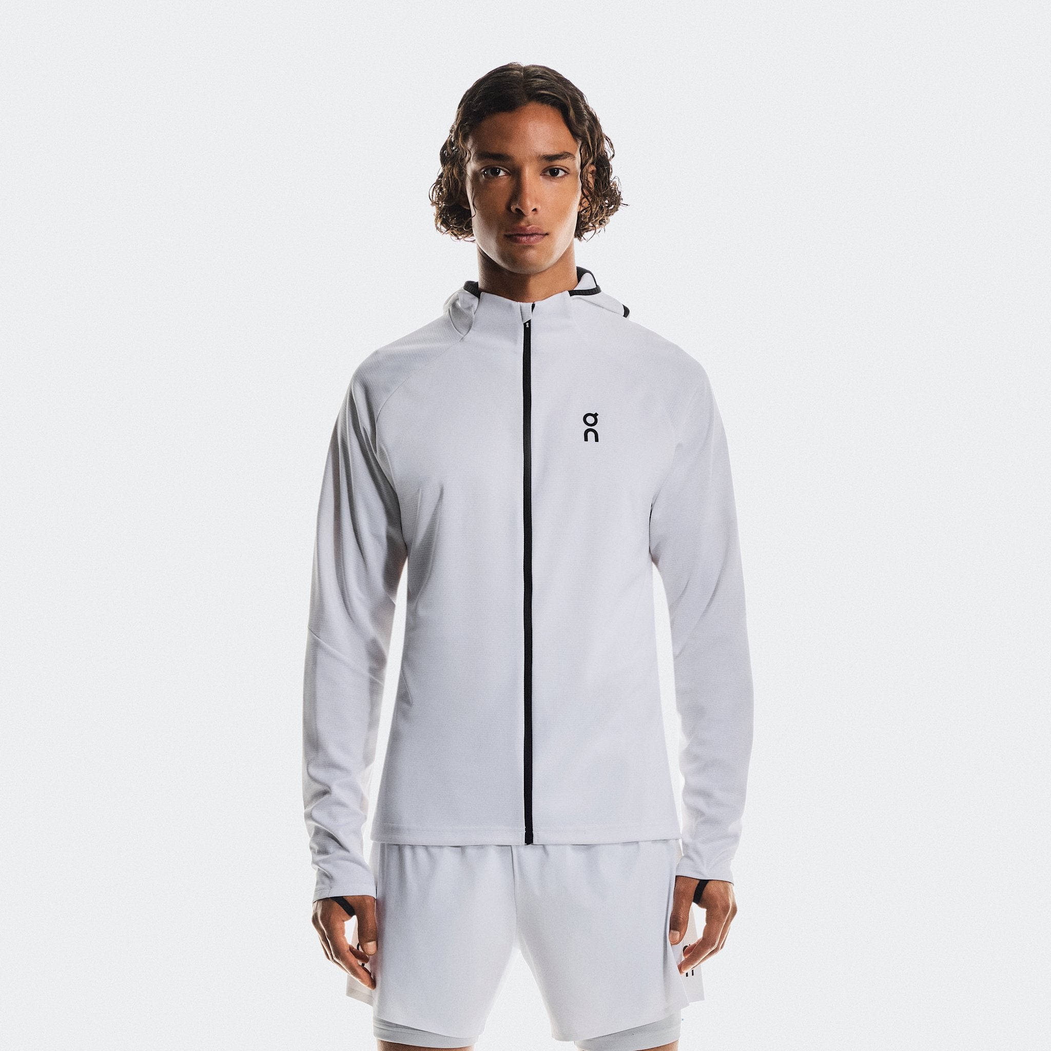 On Climate Zip Hoodie White