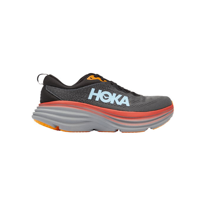 Hoka Bondi 8 'Anthracite Blue Red'