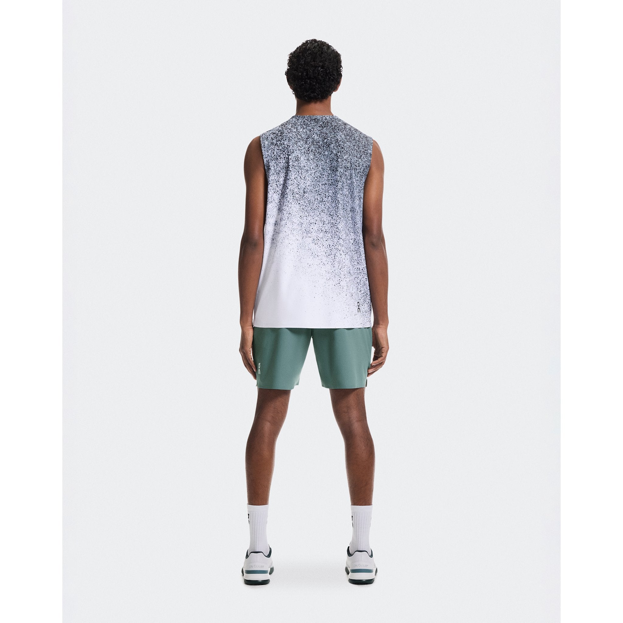 On Court Tank Fade Thistle | White