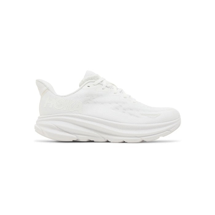 Hoka Wmns Clifton 9 Wide 'Triple White'