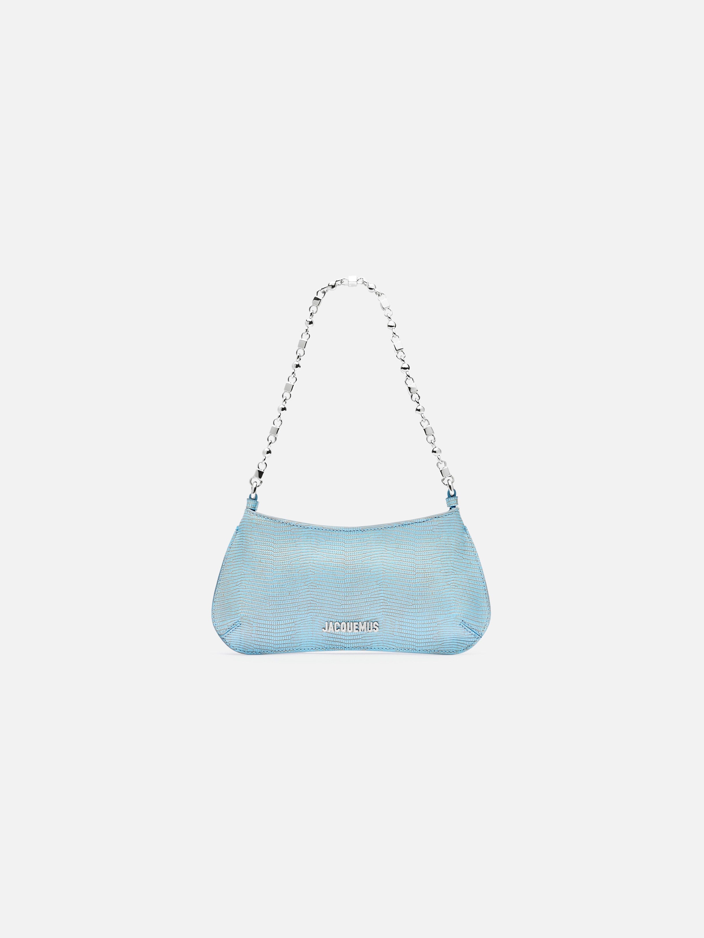 Jacquemus The Small Bisou Chaine Small Shoulder Bag Light Blue