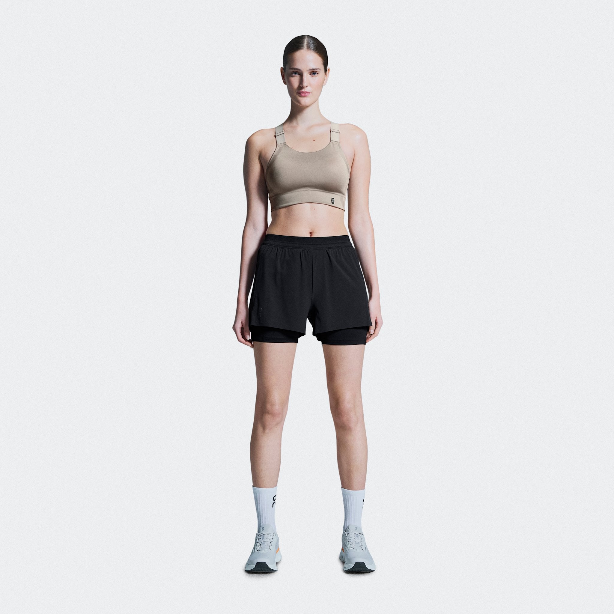 On 3" Performance 2/1 Shorts Black
