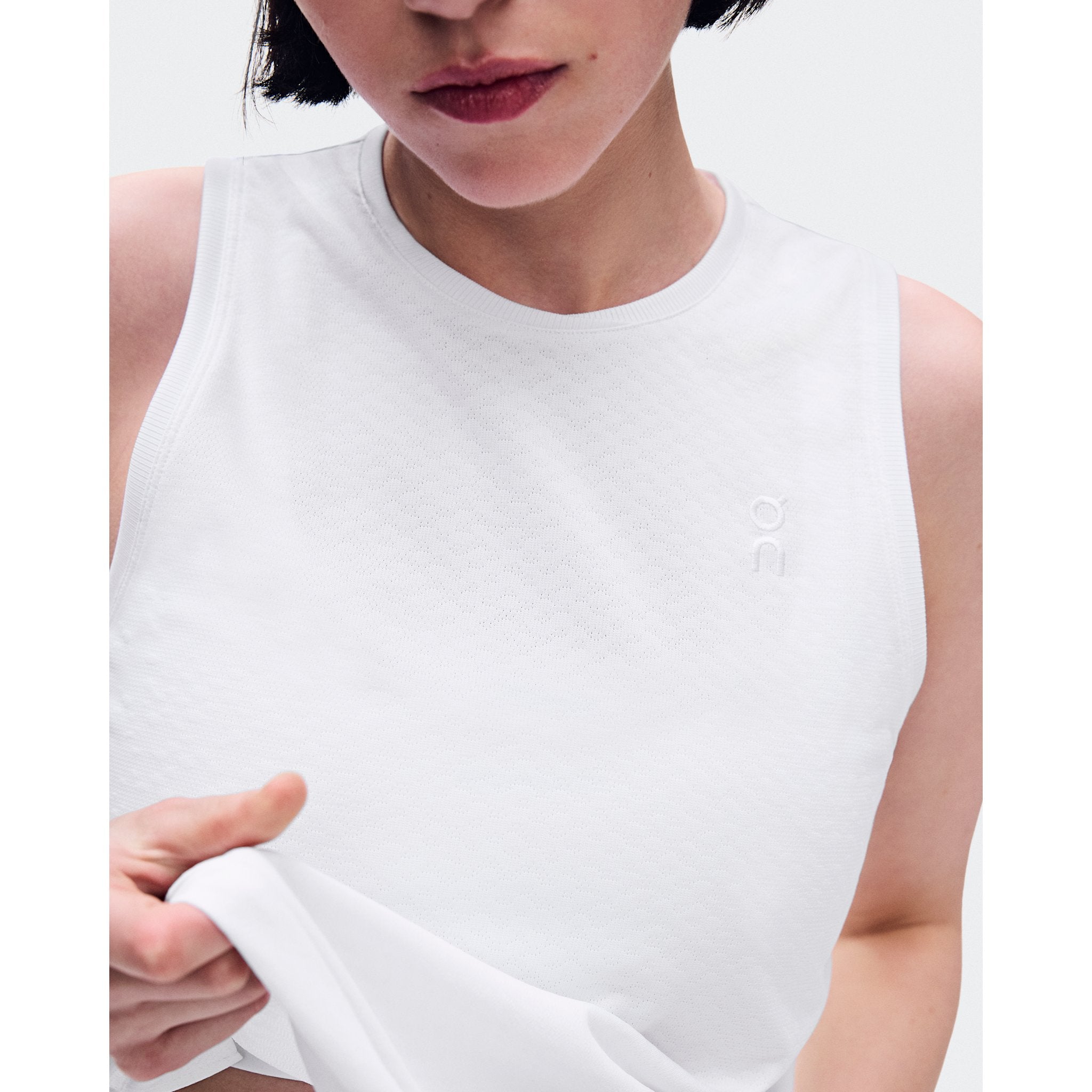 On Court Tank Edit LDN White