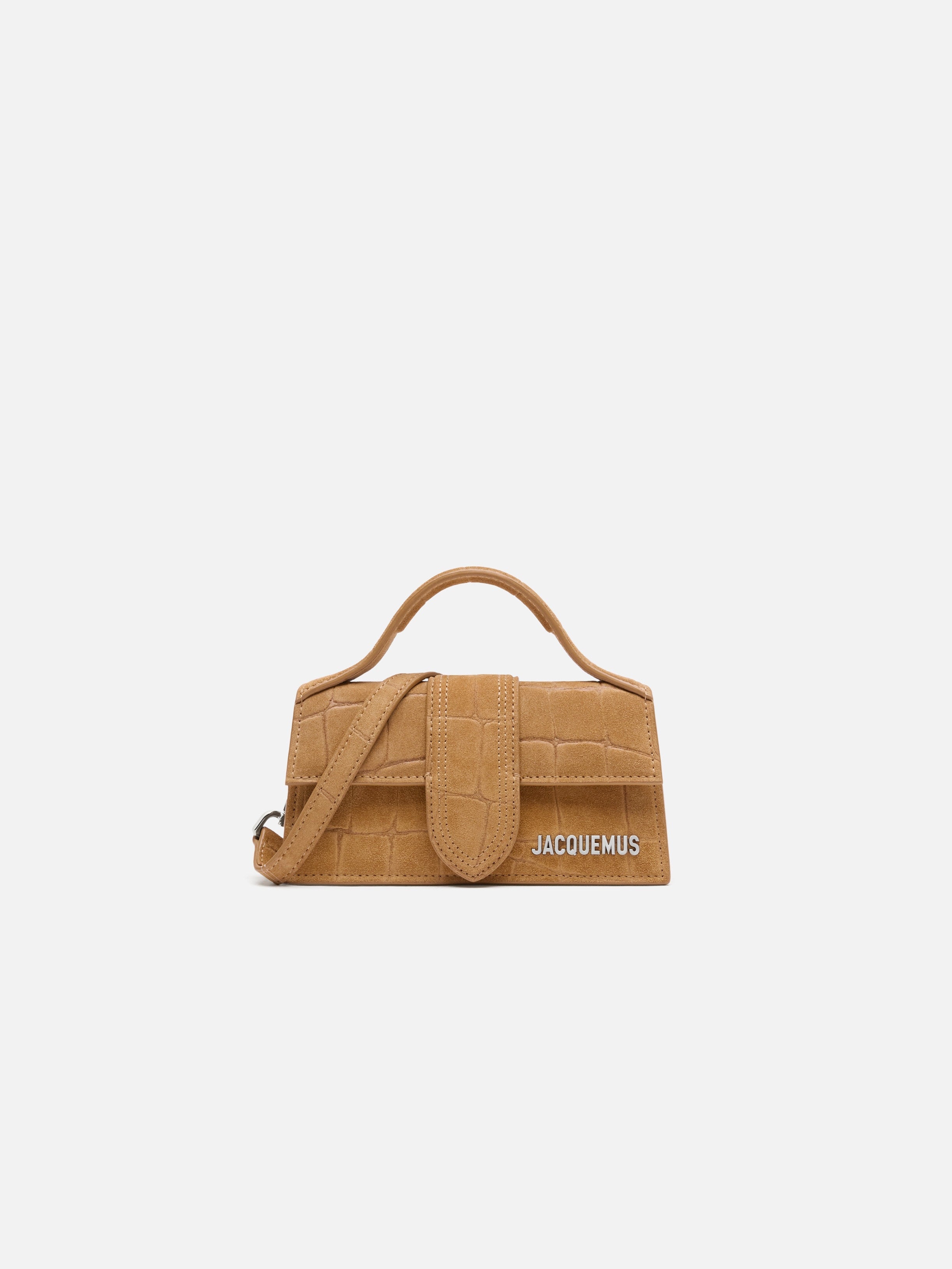 Jacquemus The Bambino Mini Flap Bag Camel