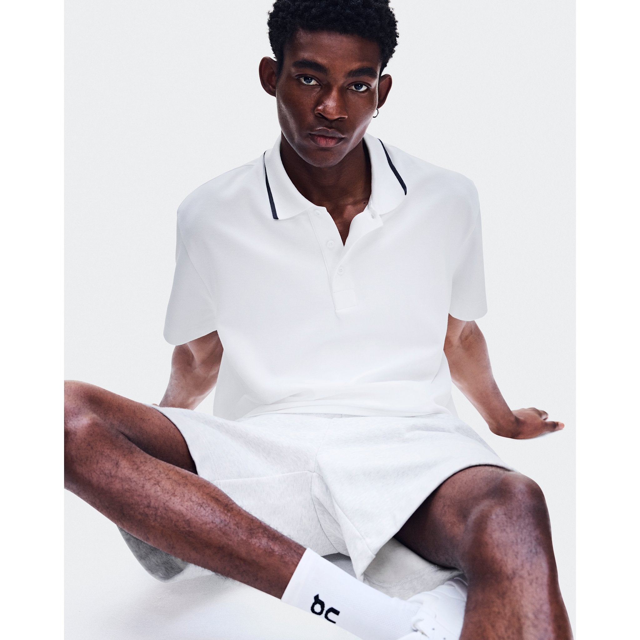On Courtside Polo All White