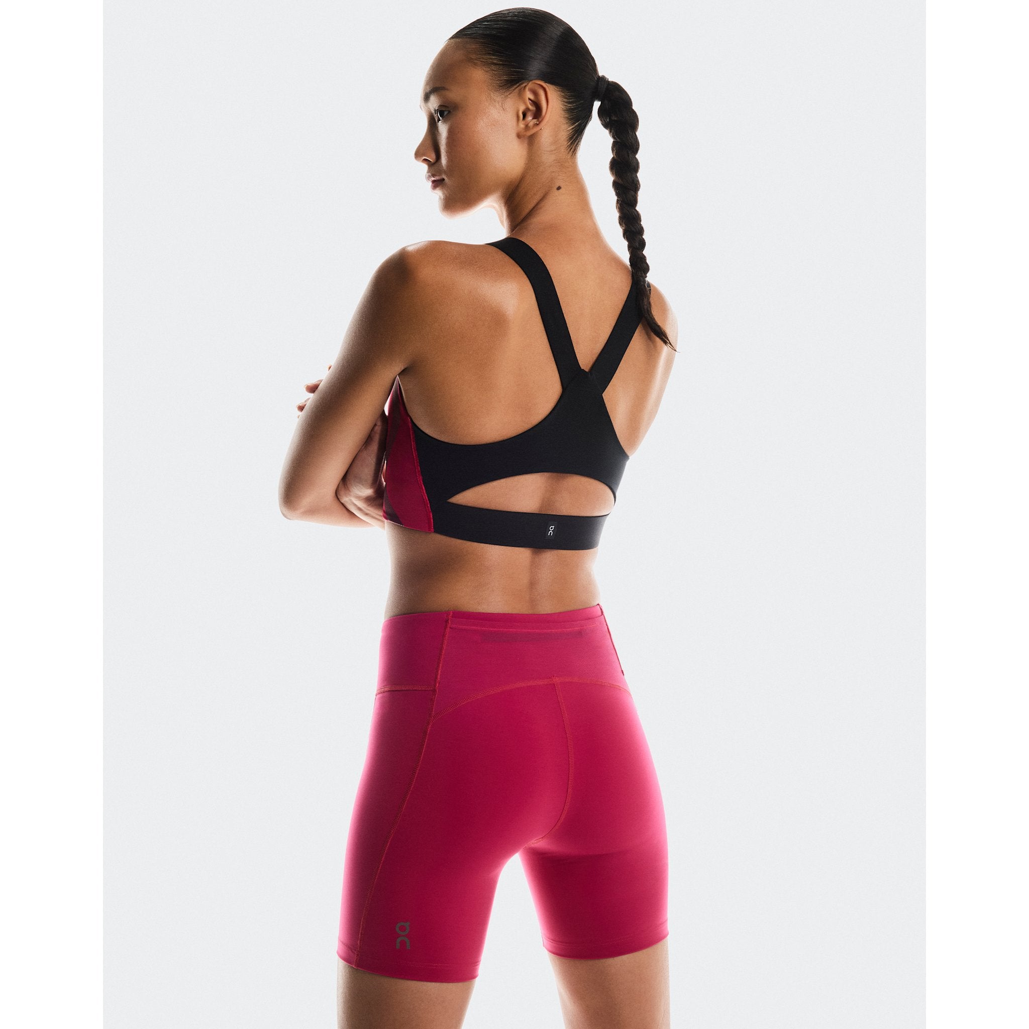 On Performance Tights Short Grenadine