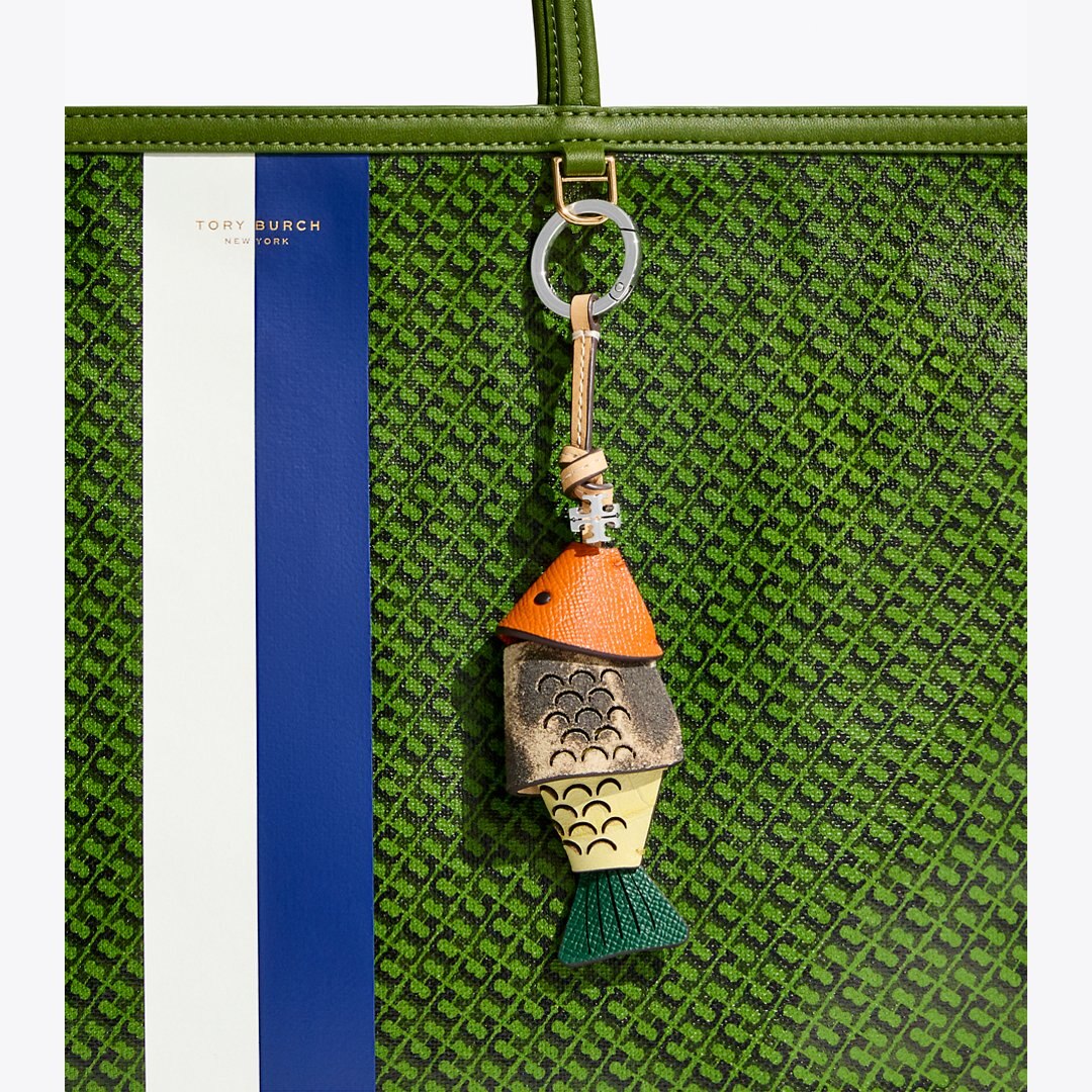 Tory Burch Fish Bag Charm Multi