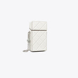 Tory Burch Fleming Phone Crossbody Blanc
