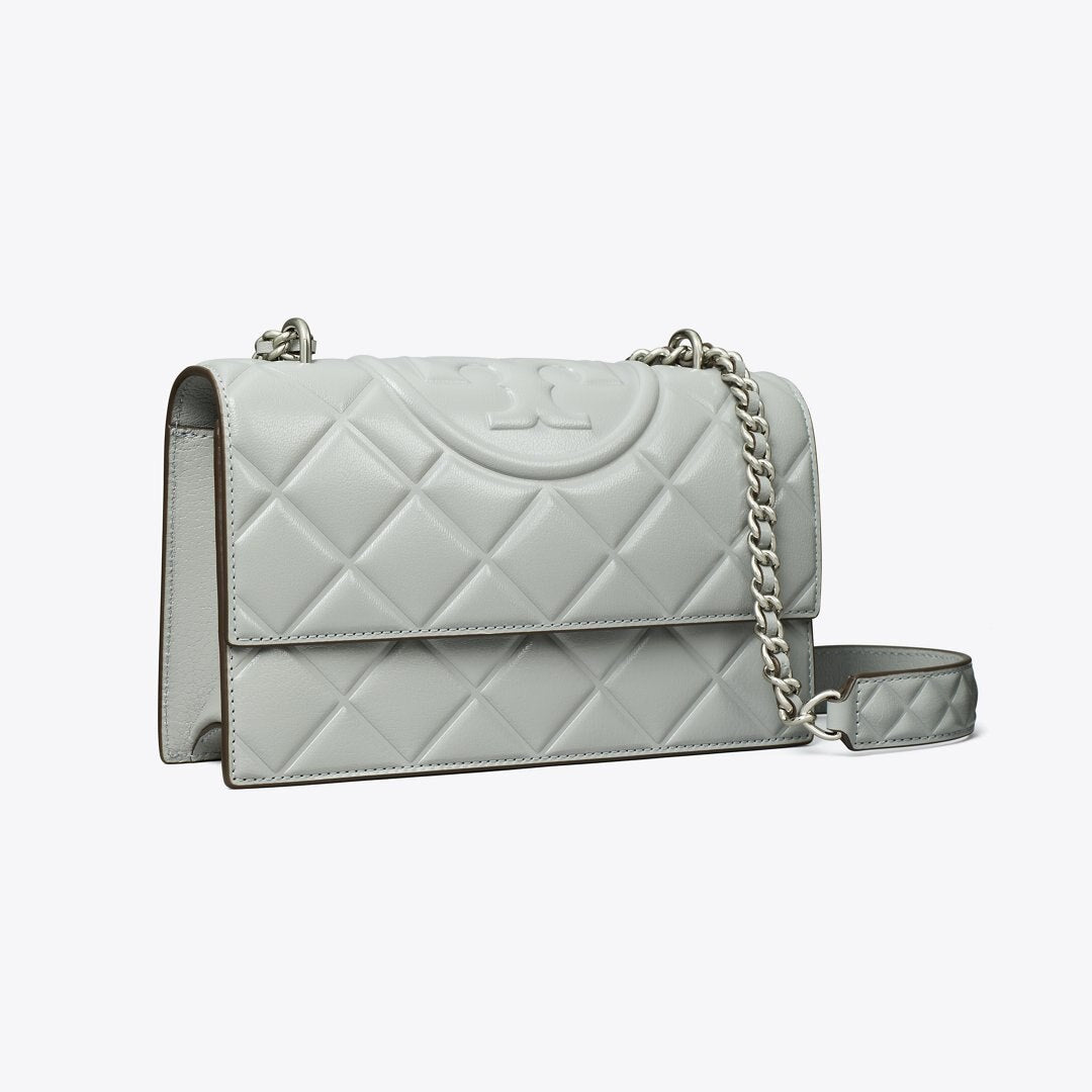 Tory Burch Fleming Shoulder Bag Gray