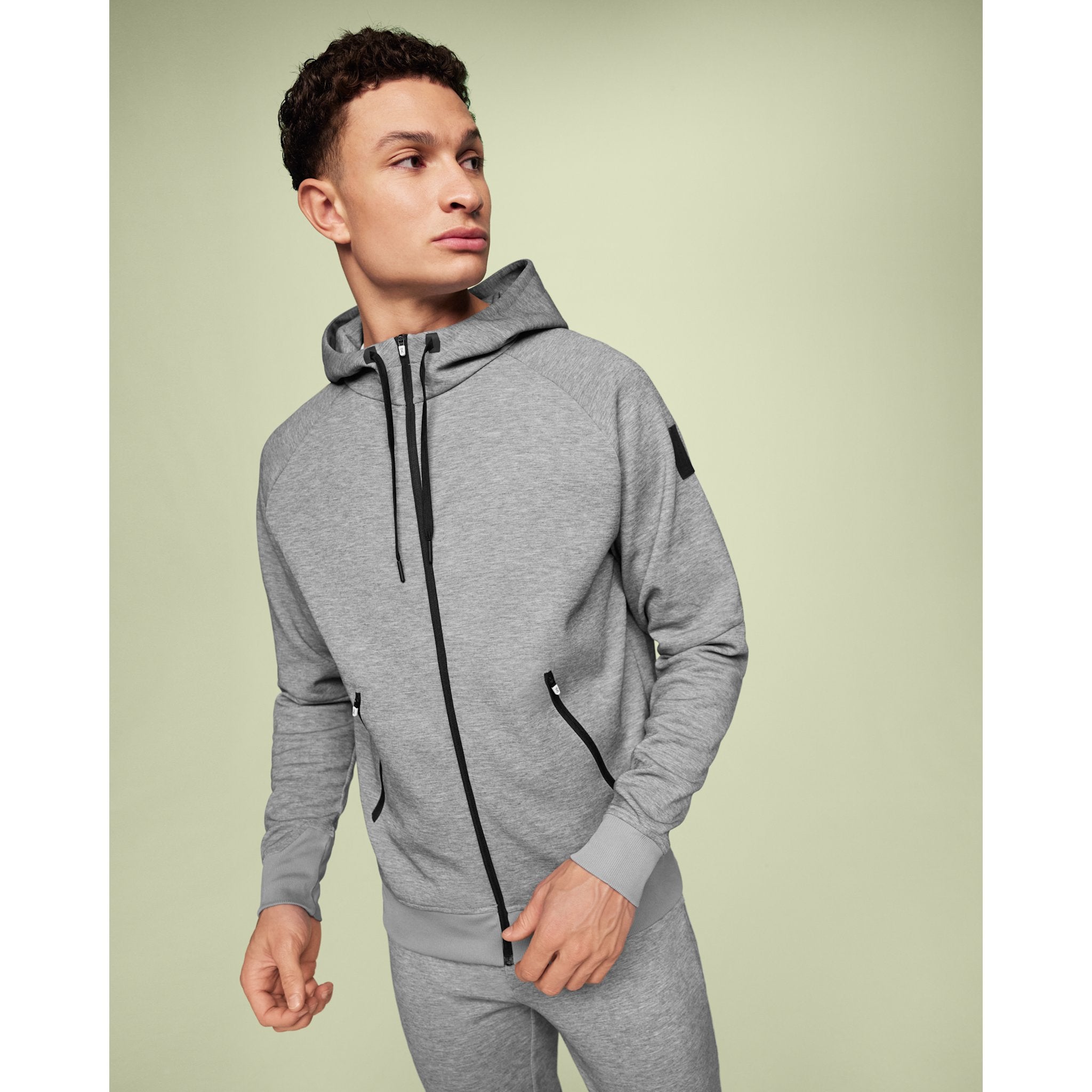 On Zipped Hoodie Grey