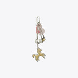 Tory Burch Horse Bag Charm Gold / Multi