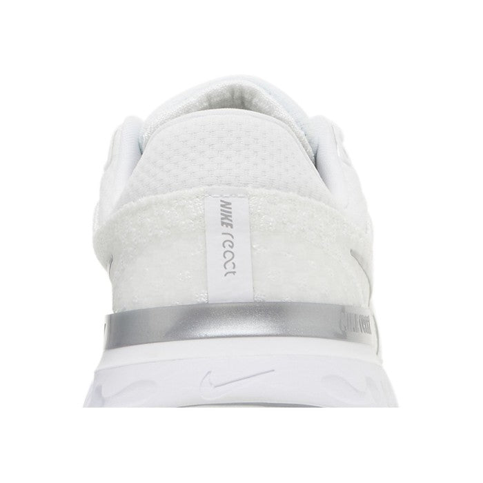 Nike Wmns React Infinity Run Flyknit 3 'White Metallic Silver'