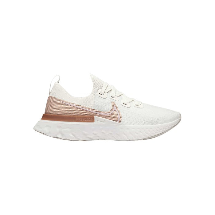 Nike Wmns React Infinity Run Flyknit 'Sail Metallic Copper'