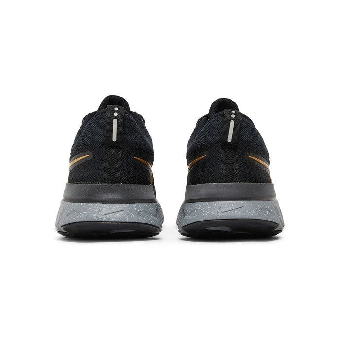 Nike React Infinity Run Flyknit 2 'Black Metallic Gold'