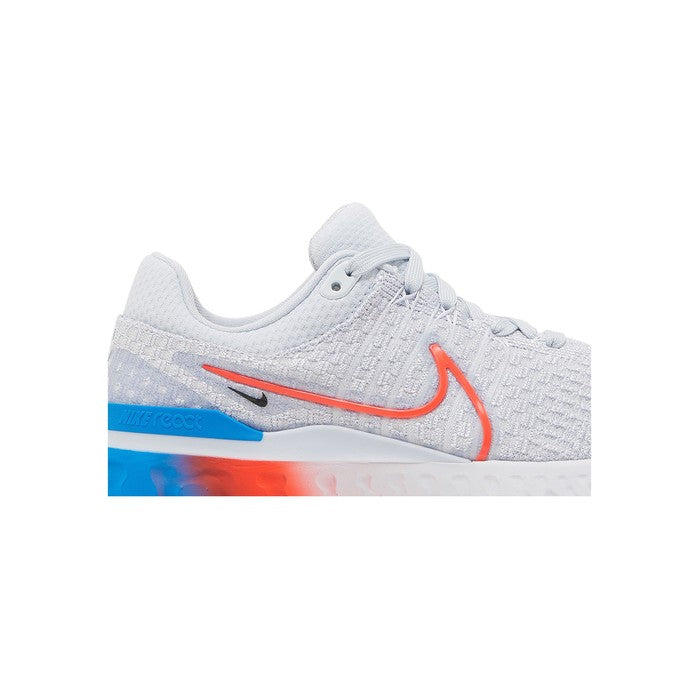 Nike Wmns React Infinity Run Flyknit 3 'Grey Bright Crimson'