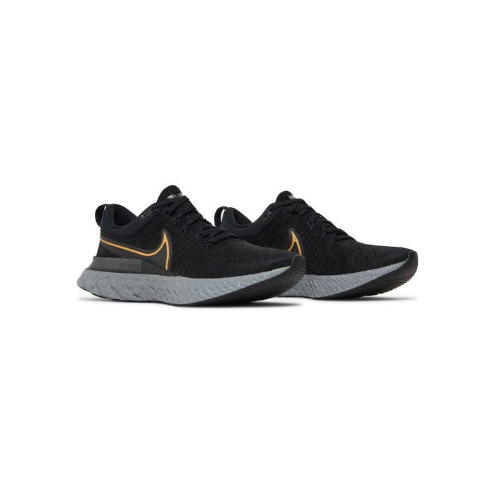 Nike React Infinity Run Flyknit 2 'Black Metallic Gold'