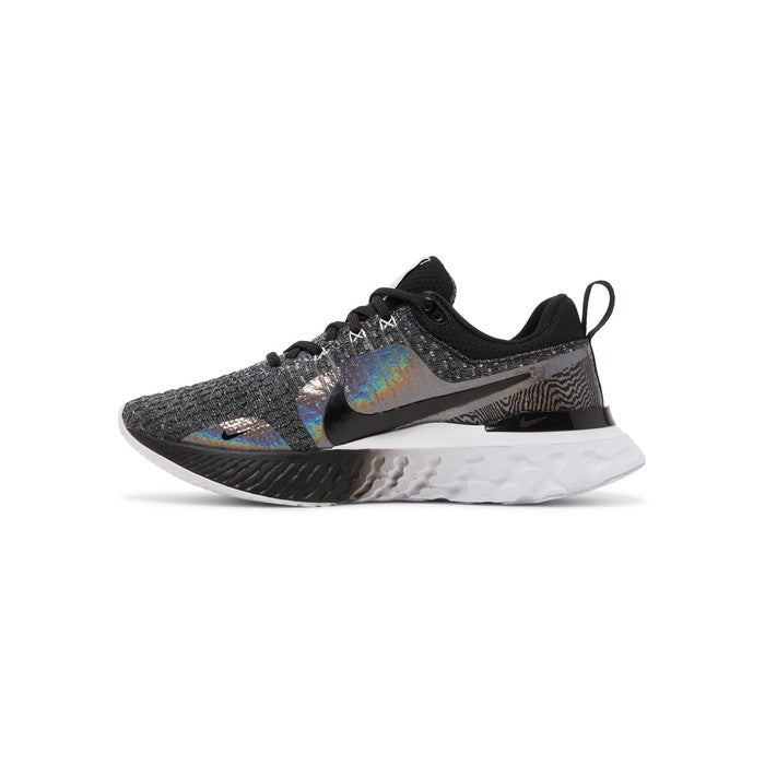 Nike Wmns React Infinity Run Flyknit 3 Premium 'Black Zebra Iridescent'