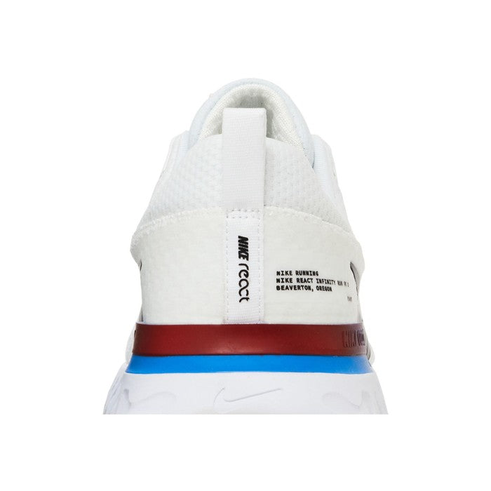Nike React Infinity Run Flyknit 3 'White Photo Blue Red'