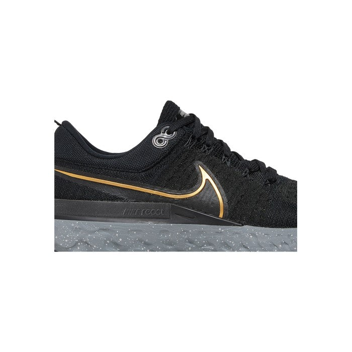 Nike React Infinity Run Flyknit 2 'Black Metallic Gold'