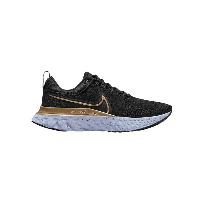 Nike Wmns React Infinity Run Flyknit 2 'Black Metallic Gold'